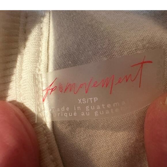 Free People Movement Women's Hot Shot Tee Romper – Cream – Size XS - Picture 4 of 7